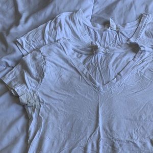 Forever 21 basic white tees